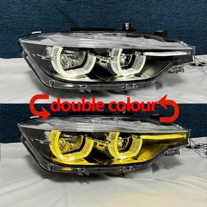 Faros Delanteros Halógenos Xenón J ONE, Venta Caliente, Luz Amarilla/Blanca, Conmutación a Luz Alta para <span class=keywords><strong>BMW</strong></span> Serie 3 F30 2012-2019 - Product Image 1