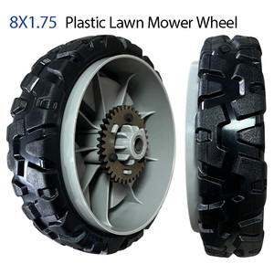 Lawn Mower <b>Wheels</b> 8 Inch AWD Drive <b>Wheel</b> Assembly Replacement 580365301 593198101 Drive Gear <b>Plastic</b> <b>Wheels</b> - Product Image 1