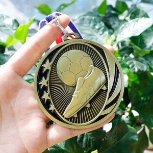 เหรียญรางวัลกีฬาฟุตบอลโลหะขายส่ง - Product Image 3