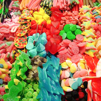 Bonbons gélifiés multicolores enrobés de sucre, en vrac, directement de l'usine, emballage personnalisé OEM ODM, marque privée, exportateur en gros
