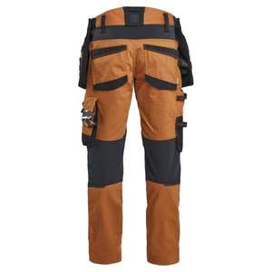 BLAKLADER - 197011494099C54 Pantalon artisanal en stretch bidirectionnel Rouille/Noir-PANTALON DE TRAVAIL EAN 7330509950418 PANTALON DE TRAVAIL CARGO - Product Image 3