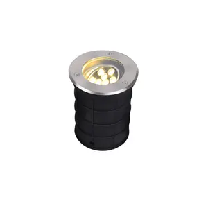 Groothandel Waterdichte Ip66 Dv24 Outdoor Led Begraven Lamp Rgb Vloer Inbouw Ondergronds Licht Fitting Tuin Inground Licht