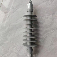 Isolateur de type broche extérieur résistant aux UV et à l'ozone en caoutchouc silicone composite polymère avec broche galvanisée pour la distribution aérienne haute tension