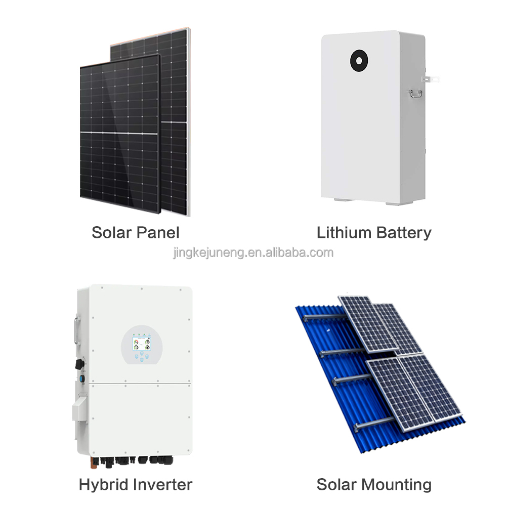 5kw 10kw 12kw 15kw 20kw 25kw 30kw Complete Off-grid/hybrid-grid Home Solar System For EU/US With Lithium Battery Energy Storage · image 3