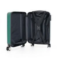 Valise de cabine ABS de luxe, légère, à 4 roues pivotantes, motif dessin animé, avec serrure à combinaison et coque rigide