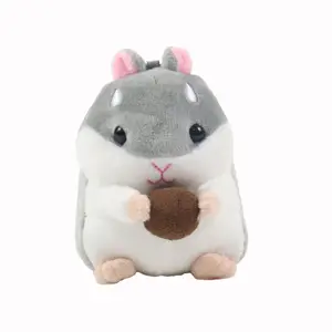 Koleksiyon sevimli peluş dolması hagifts Ultra yumuşak doğal Hamster oyuncak çocuklar için hediyeler