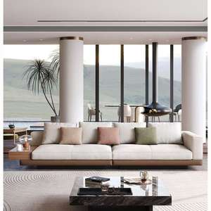 Divano Modulare in Velluto Confortevole con Funzione Reclinabile, Design Semplice e Gambe in Legno per <span class=keywords><strong>Soggiorno</strong></span> o Arredamento Casa - Product Image 2