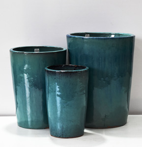 Ensemble <span class=keywords><strong>de</strong></span> pots <span class=keywords><strong>de</strong></span> fleurs en céramique, pot en terre cuite émaillé pour jardin extérieur, pot en argile pour plantes pour la maison et la <span class=keywords><strong>cour</strong></span> - Product Image 3