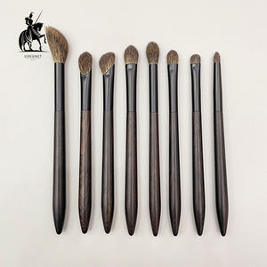 Ensemble de pinceaux de <span class=keywords><strong>maquillage</strong></span> de haute qualité en poils naturels de écureuil pour estomper les fards à paupières, personnalisable - Product Image 1