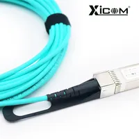 Câble Optique Actif SFP28 25G Xicom AOC OM3 5/7/10/20M LSZH Non Alimenté pour Switch MikroTik//Ubiquiti Fibre Optique