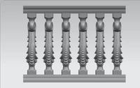 Reazone RZCL01 Moule 3D de haute précision en ABS pour balustre d'escalier, pour décoration extérieure, coffrage en béton, garantie 3 ans