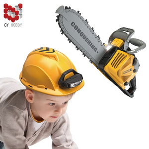 Ensemble d'<span class=keywords><strong>outils</strong></span> électriques en plastique <span class=keywords><strong>pour</strong></span> enfants, jouet tronçonneuse, casque de tronçonneuse, jouet tronçonneuse <span class=keywords><strong>pour</strong></span> enfants - Product Image 2