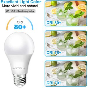 Lampadina LED Antela E27 13,5W 6500K Bianco Freddo 1521LM Lampada a Risparmio Energetico Alto CRI 80+ in Plastica per Casa e Cucina - Product Image 1