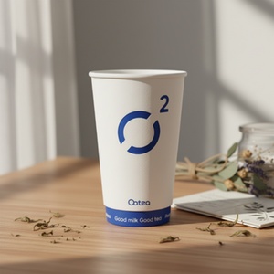 Vasos de Papel Desechables Personalizados Sunshine para Café, 4oz, 8oz, 12oz, 16oz, 20oz, 22oz, Vasos para Llevar con Tapas de PLA para Cafeterías, Cumplen con RoHS - Product Image 3