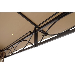 10x10 ft vườn đôi mái vòm hiên <span class=keywords><strong>gazebo</strong></span> với lưới chống muỗi - Product Image 6