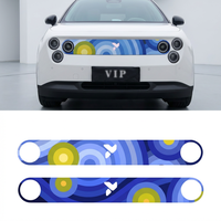 Panneau de calandre en ABS fluorescent Kachi pour NIO Firefly 2025 – Garniture de style à clipser sans démontage, accessoires sans démontage