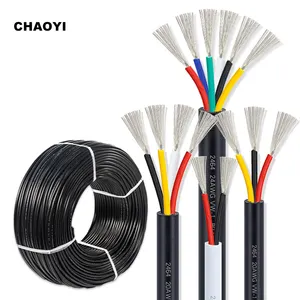 Haute qualité UL2464 6C 20AWG PVC isolé Flexible alimentation électrique et contrôle fil électrique toronné câble en cuivre étamé