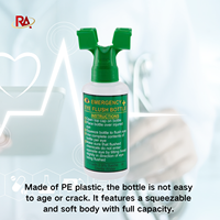 Bouteille de lavage oculaire d'urgence vide de classe I, modèle Hha-XYQ01, de la marque RA, pour une utilisation industrielle rapide et portable en cas d'urgence