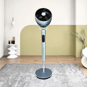 Ventilador de Pedestal de Pie con Color Personalizable, Altura Ajustable Mecánicamente, Temporizador, Bajo Ruido, para Uso Doméstico, Exterior y en Hoteles - Product Image 1