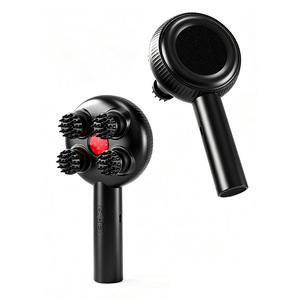 Masseur de tête électrique rechargeable, brosse de massage du cuir chevelu imperméable, outil de soin des cheveux à lumière rouge - Product Image 1