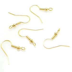 Crochets d'oreille en acier inoxydable en forme de bouche de poisson, apprêts pour boucles d'oreilles à ressort pour la fabrication de bijoux, hypoallergéniques, matériau 316 - Product Image 2