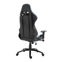 Chaise de course de jeu futuriste exécutive Mécanisme d'inclinaison réglable Style pivotant en cuir synthétique PU pour une utilisation au bureau