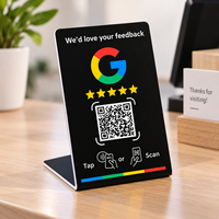 Carte de commentaires NFC personnalisée en PVC avec code QR pour accès à la page de commentaires pour salons de coiffure, salons de manucure et spas