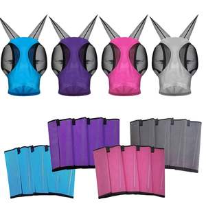 Botas Antimoscas para Caballos, Ajustables y Transpirables, Protectores para Patas de Caballo, para Prevenir Picaduras de Moscas y Mosquitos - Product Image 2