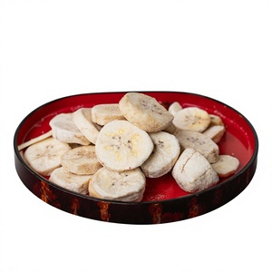Tranches de bananes lyophilisées en gros, ingrédient fruitier naturel, qualité supérieure, chips de bananes pour pâtisserie, desserts et collations - Product Image 1