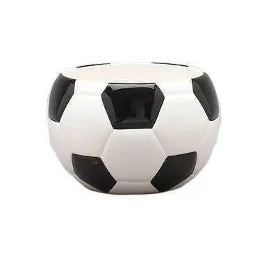 Wholesale large soccer ball shaped planter and cookie jar