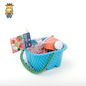 Ensemble de seaux de plage en paille de blé pour enfants, 6 pièces, avec moules de baleines et arrosoir - Product Image 6