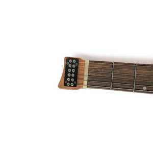 Guitarras Eléctricas Eart GW2-SE, Cuerpo de Caoba Tostada, la <span class=keywords><strong>Mejor</strong></span> <span class=keywords><strong>Guitarra</strong></span> sin Cabeza, <span class=keywords><strong>Guitarra</strong></span> de Viaje sin Clavijero - Product Image 3