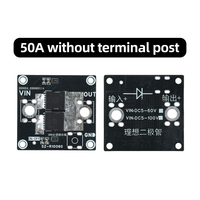 Module de diode idéal 50A 60A DC5-100V, protection solaire anti-courant inverse, carte de protection de batterie anti-reflux, contrôle double puce