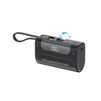 Batterie externe mini 10000 mAh avec charge rapide 20W PD22.5W, entrée Type-C, chargeur rapide 2-en-1, personnalisable en usine