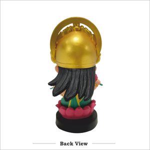 Laxmi Ji Bobblehead Dashboard Idol Resin Spiritual Car Dashboard Decoration Hindu Decorative <b>Statue</b> for Home Office Decor - Product Image 3