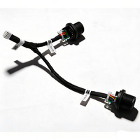 Conector de montaje en panel impermeable RJ45 con arnés de cable PCBA IP67 |   Conjunto de Cables Divididos en Y Personalizados para Bicicleta Eléctrica / Scooter Eléctrico