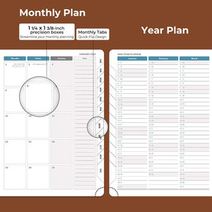 Carnet A5 à spirales avec couverture en cuir, logo en feuille d'or, personnalisation du design, haute valeur esthétique, mini format portable - Product Image 2