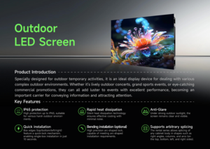 Écran d'affichage LED extérieur, écran d'affichage LED pour scène, écran d'affichage LED pour scène, toile de fond de scène, panneau de location d'église, écran LED - Product Image 4