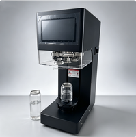 Machine d'emballage et de scellage automatique de table pour canettes, café, jus et bubble tea avec écran tactile et scelleuse anti-fuite