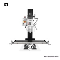 CTMACH WMD25V Petite perceuse-fraiseuse domestique à vitesse variable, moteur sans balais, broche R8, perceuse d'établi