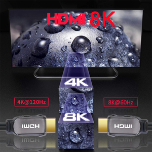 De Ultra alta velocidad premium cable <span class=keywords><strong>hdmi</strong></span> <span class=keywords><strong>v2</strong></span>.<span class=keywords><strong>0</strong></span> hd de alta velocidad 4k 2160p 3d 8K 1m <span class=keywords><strong>HDMI</strong></span> cable - Product Image 6