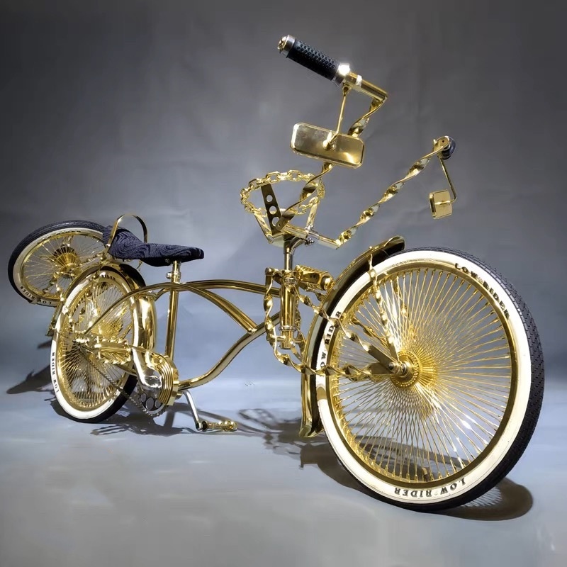 used lowrider bicycles for sale Kid's Bicycle - Blue Stingray It features a distinctive lowrider frame constructed from Tracer Hi 20