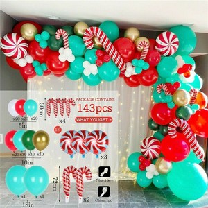 Palloncino Ecologico di Babbo Natale per <span class=keywords><strong>Capodanno</strong></span>, per Arco di Caramelle, Decorazioni per Feste Natalizie, Allestimento Scenografico Festivo - Product Image 6
