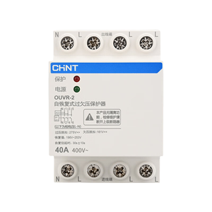 Protector de Sobretensión y Subtensión Auto-recuperable <span class=keywords><strong>Chint</strong></span> OUVR-1 OUVR-2 OUVR-3 230V 400V 1P+N 3P+N - Product Image 3