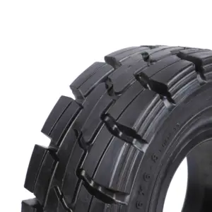 Approvisionnement d'usine 2-3.5 tonnes chariot élévateur pneu solide G16.6-8 pneu en caoutchouc solide