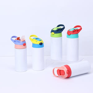 Nouvelle <span class=keywords><strong>tasse</strong></span> à sublimation isolée sous vide, en acier inoxydable 304, droite, portable, avec paille pour voiture, pour les sports de plein air - Product Image 1