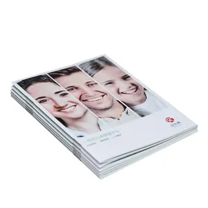 Venda anúncio de brochura da empresa promocional impressão de brochura a4
