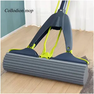 Fabrikanten Directe Verkoop Luie Dweilvouw 27Cm Rubber Katoenen Dweil Absorberende Spons Vrije Hand Wassen Dweil