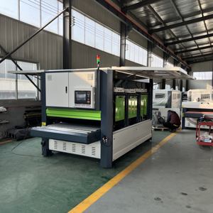 Mesin Pengamplas Lantai Kayu & Pemoles Kayu Otomatis Penuh Delilai Group SD1000-6RS 1300mm 12.2kW Garansi 1 Tahun - Product Image 1