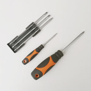 Jeu de tournevis ménagers 10 pièces en acier au chrome-vanadium, kit d'outils de précision magnétique avec embouts allongés - Product Image 2